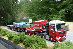 Wagenborg Walzenstnder Transport im Modell, August 2011