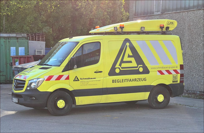 Aktuelles BF 3 Fahrzeug der Schmidbauer Grupper, auf MB Sprinter