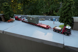 Mammoet und Wagenborg Transport eines 270 t schweren Transformators