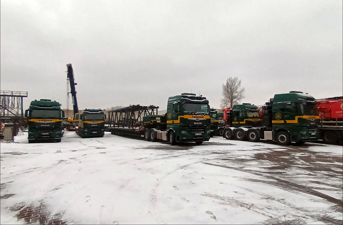 Th�men, aktuelle Zugmaschinen Fuhrpark