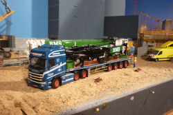 Vindelsbaek Vindelsbaek Hochbord Schwerlastzug Scania R 530 mit Kelberg 4achs Pritschen Auflieger