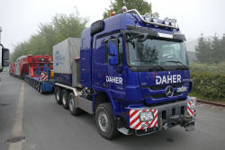 Daher, Transport eines 250 t schweren Trafos von Kummerfeld nach Uetersen, Mai 2019