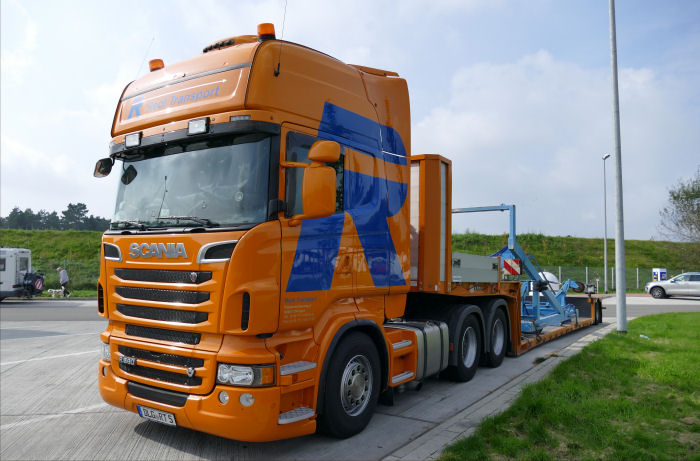 Redl Transport, Scania R 580, Rastplatz  Seevetal, Sommer 2017
