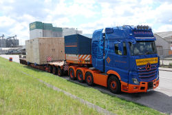 Navigator Transport, MB 4163 Actros SLT mit Generatorkisten Transport f�r den Export